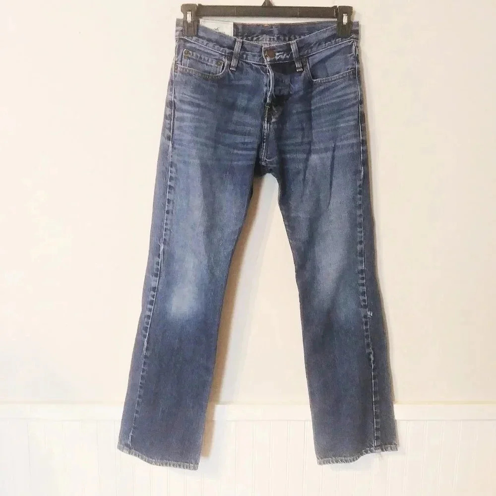 Hollister Faded Denim Blue Jeans